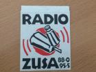 AUFKLEBER STICKER neu RADIO ZUSA ein Sender aus LÜNEBURG ganz selten b